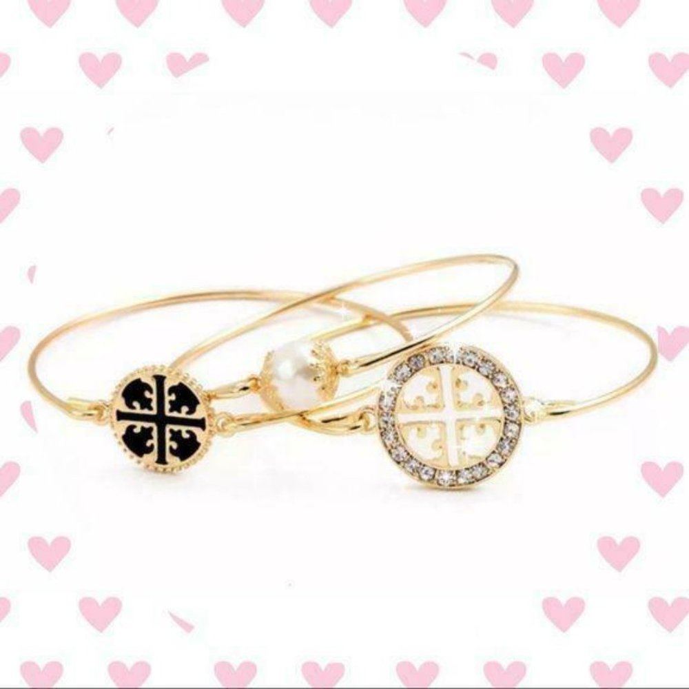 Bracelets Bangle Gold Women's Bead Set Stackable